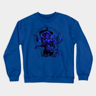 Kali Goddess Blue Crewneck Sweatshirt